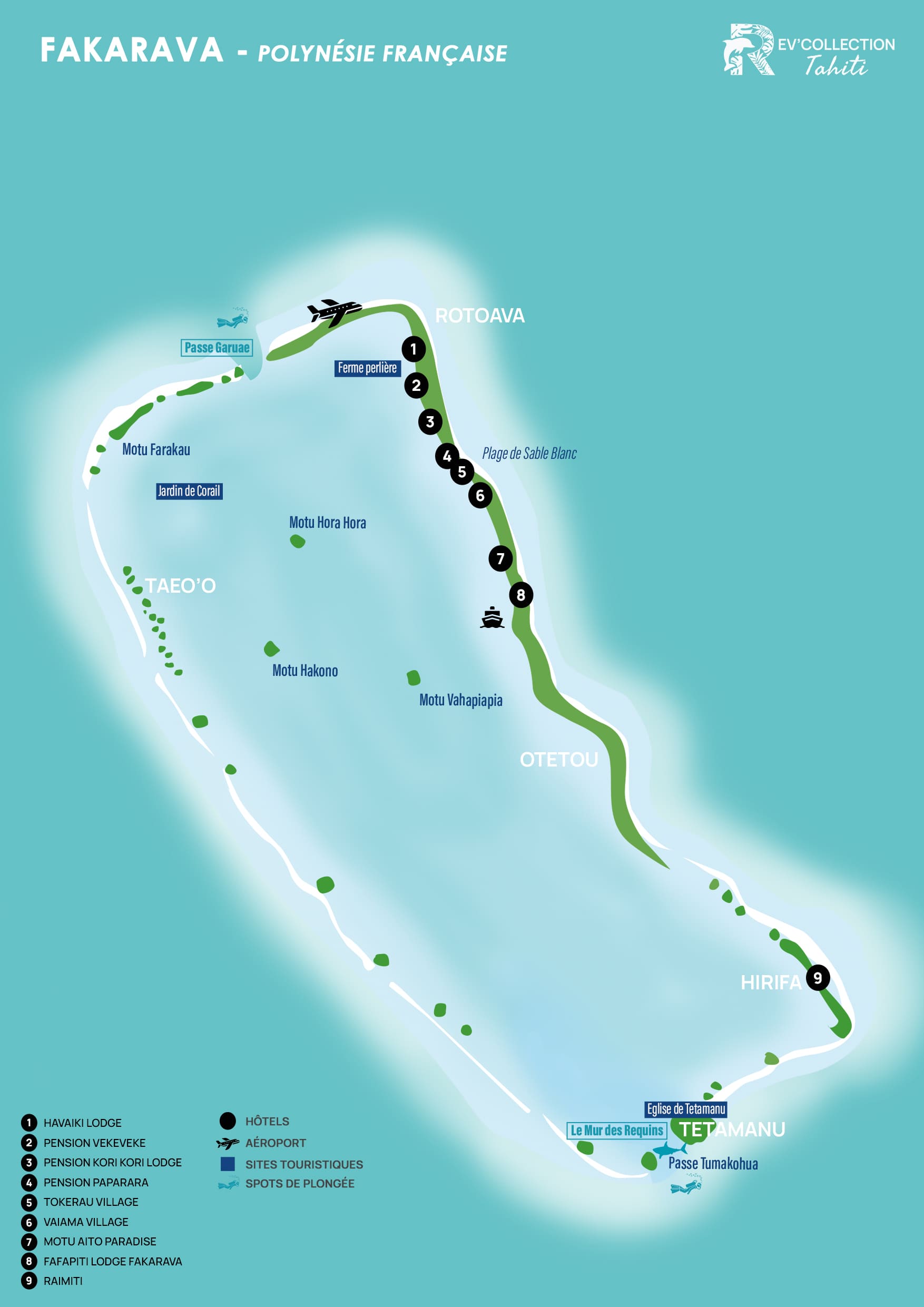 Carte de Fakarava