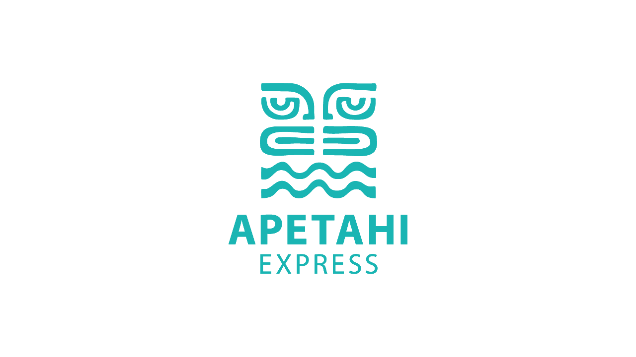 Logo de la compagnie maritime Apetahi Express, partenaire de transport inter-îles